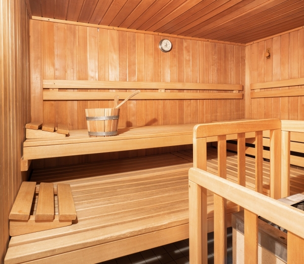 Finnish wood sauna